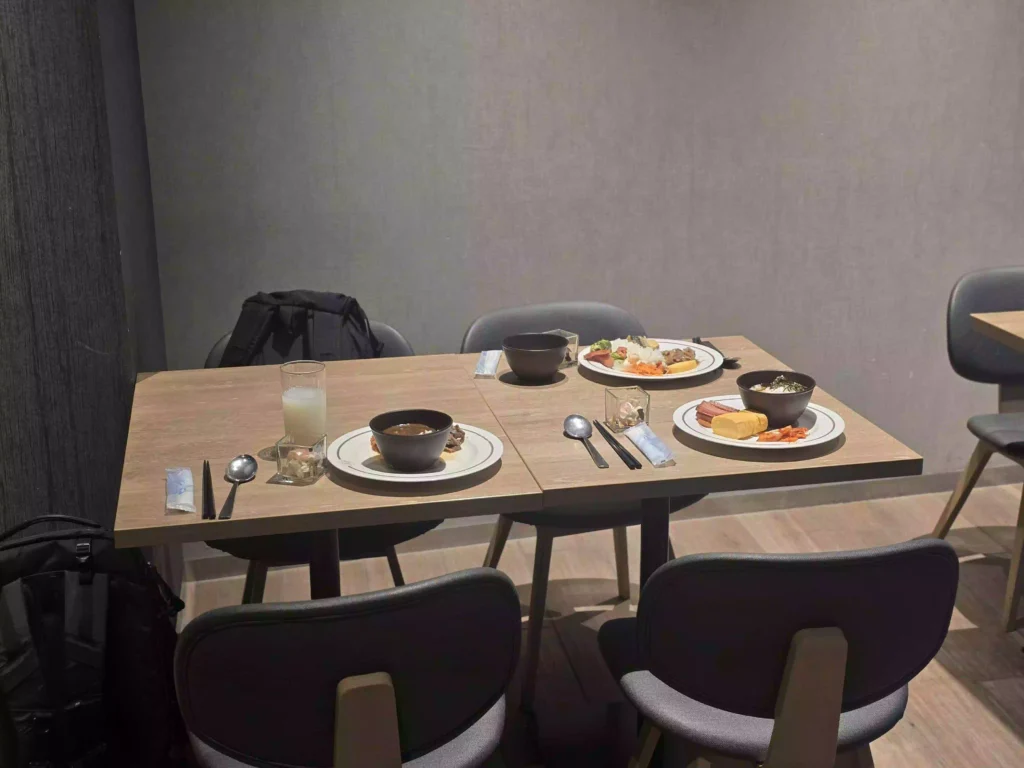오사카 호텔 게이한 난바 그란데 조식 테이블 Osaka Hotel Keihan Namba Grande breakfast table