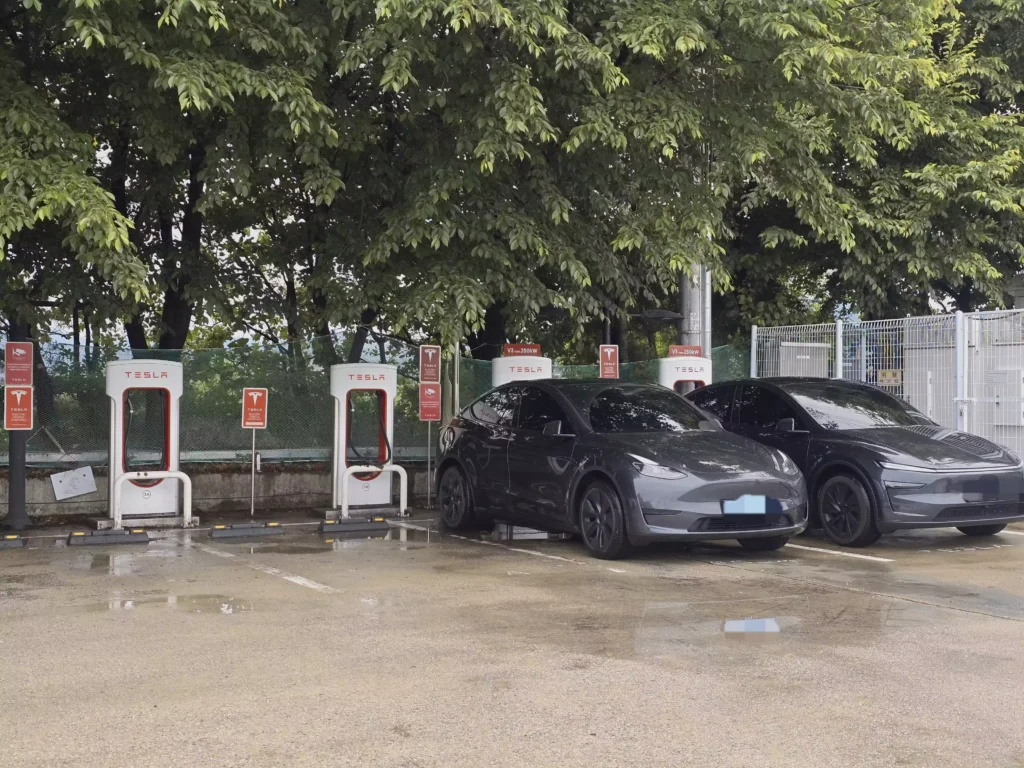 상주 수퍼차저 충전기 배치 Sangju Supercharger Stations
