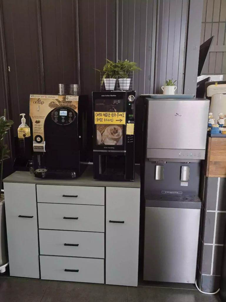 진해 진해반점 커피머신 Jinhae Jinhae Banjeom coffee machine
